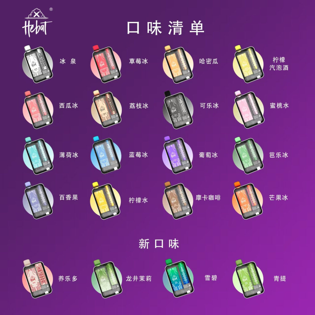 HebaT 喜貝 10000口拋棄式：Mesh Coil 技術與長效解癮續航