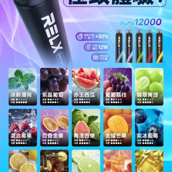 RELX Smash Go 12000 超長續航一次性-D